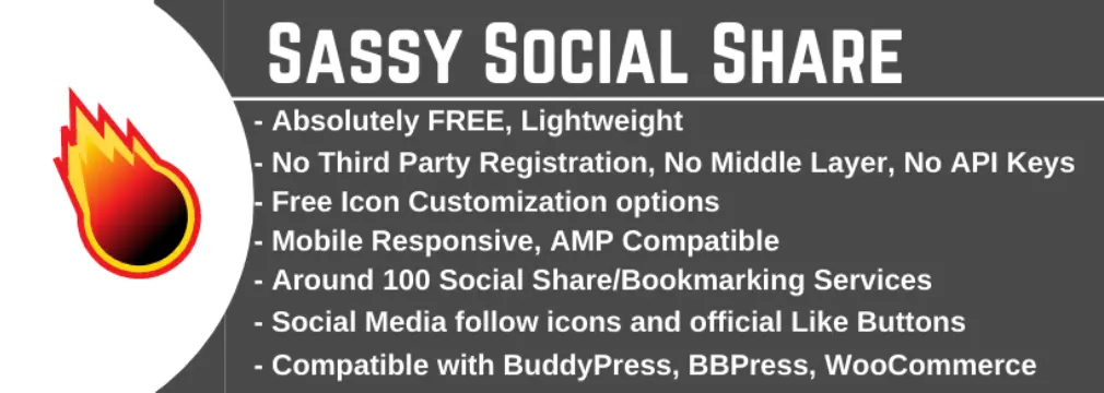 sassy social sharing plugin for wordpress