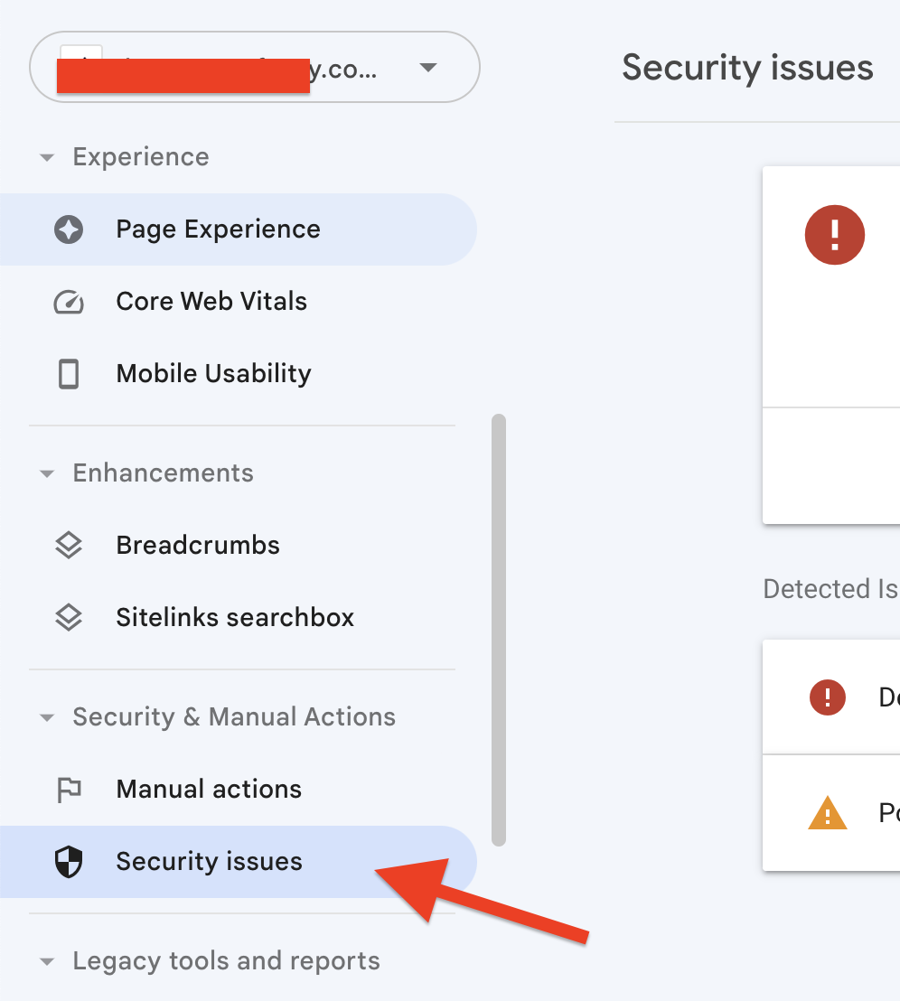 security measures in search console