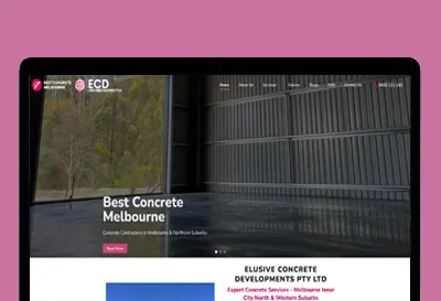 elusive concrete development responsive website design by uniweb
