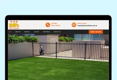 desktop image of fasts solutions website
