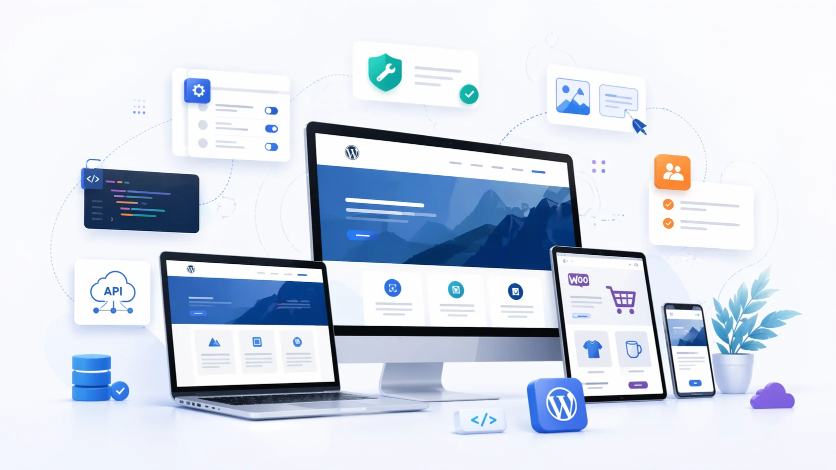 Custom WordPress development across desktop, tablet and mobile by Uniweb