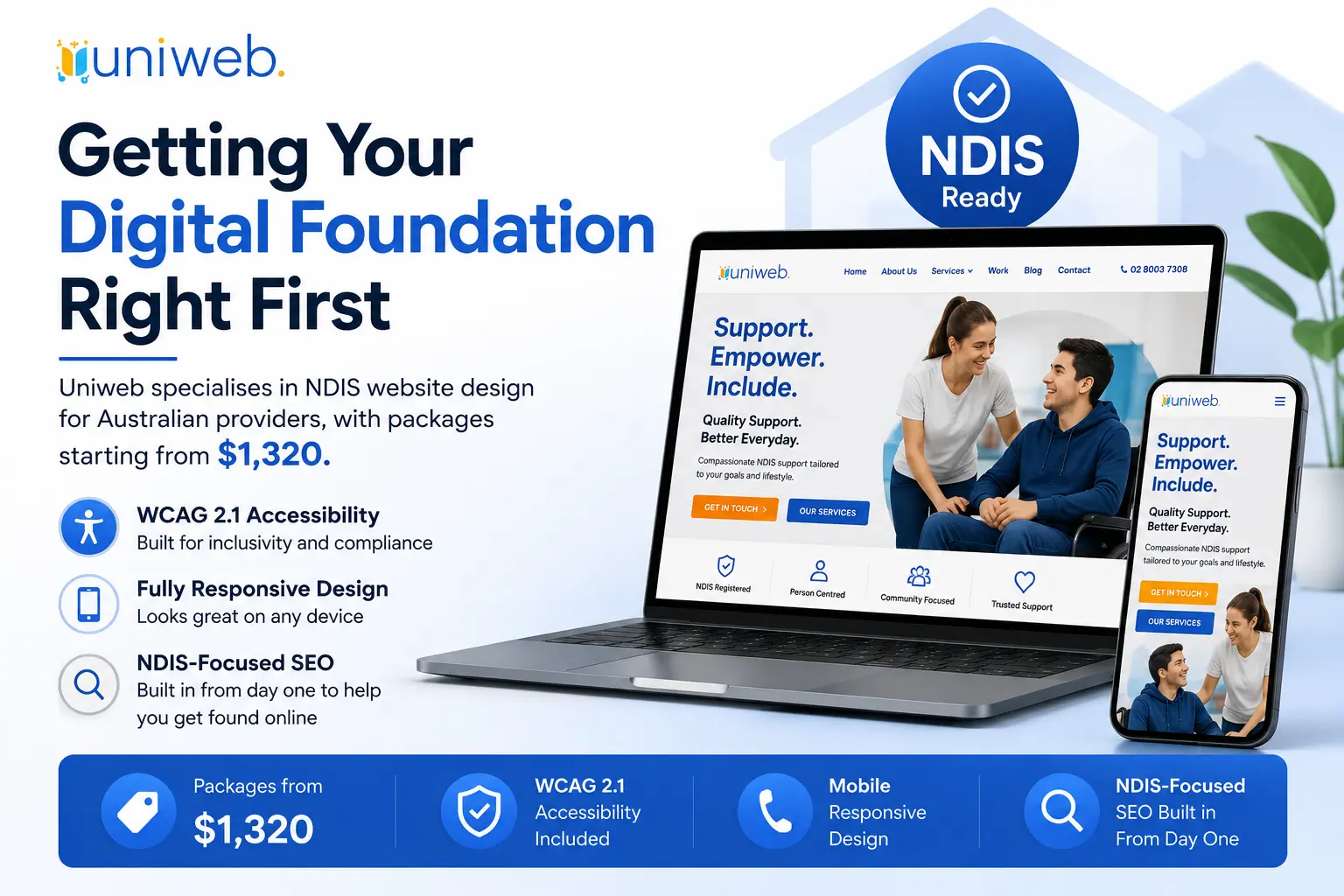 NDIS web design australia sydney
